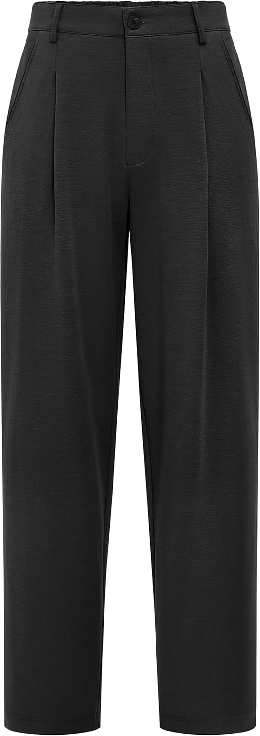 Arach&Cloz Women's Stretch Wrinkle-Free Comfort Ankle Work Pants Fall 2025